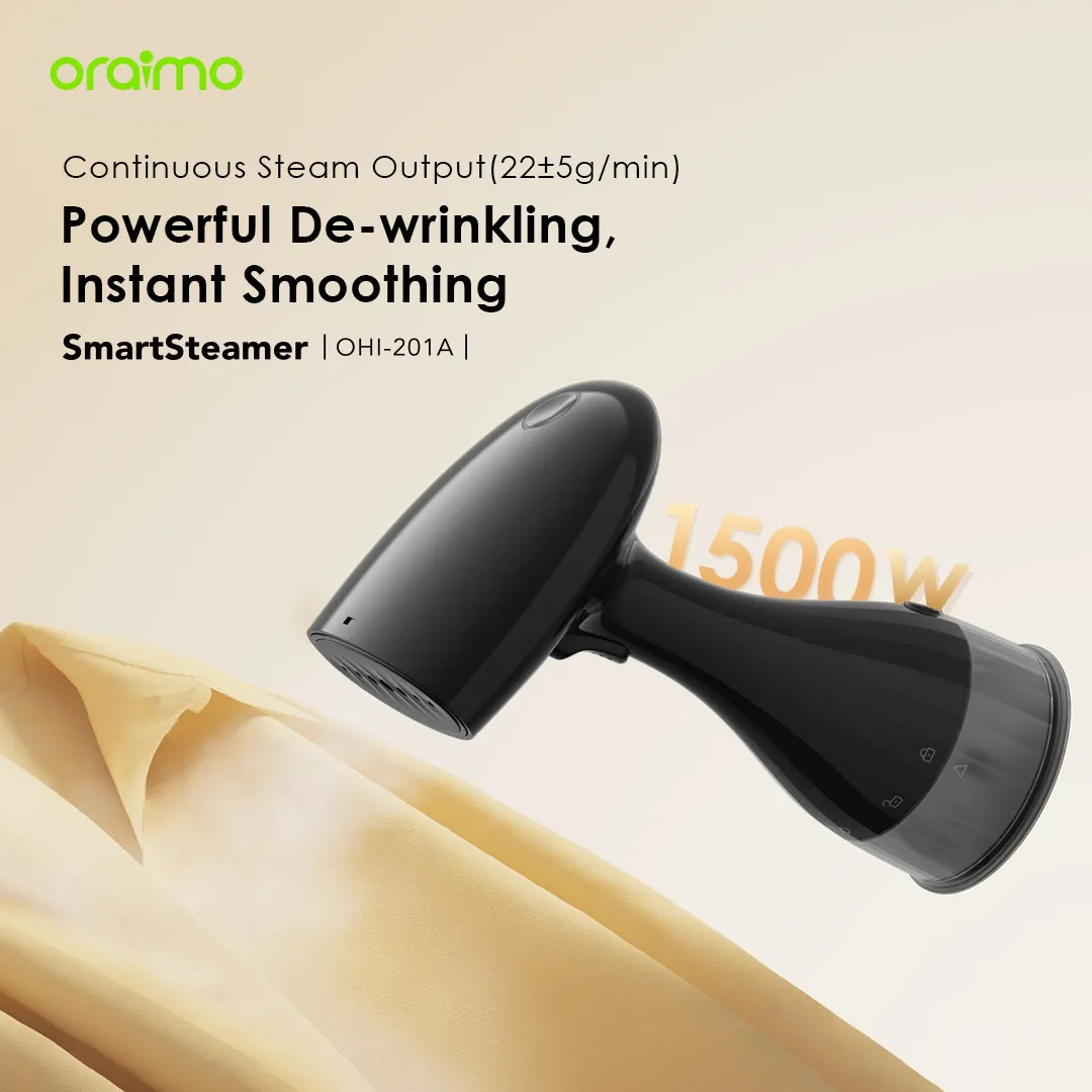 oraimo SmartSteamer 1500W Handheld Garment Steamer OHI-201A oraimo OHI 201A 8