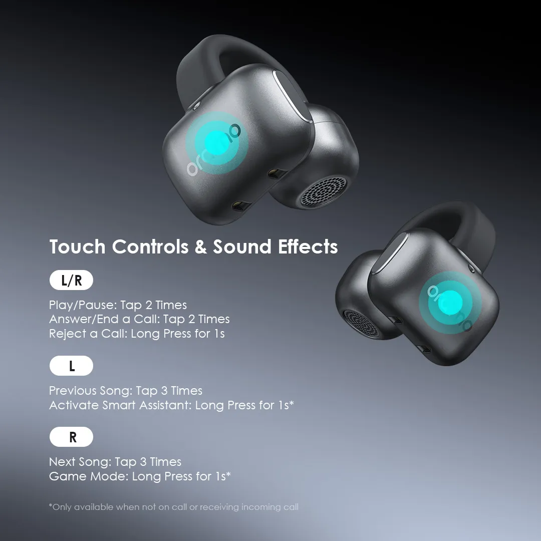 oraimo OpenSnap N OPN 372N Touch Controls