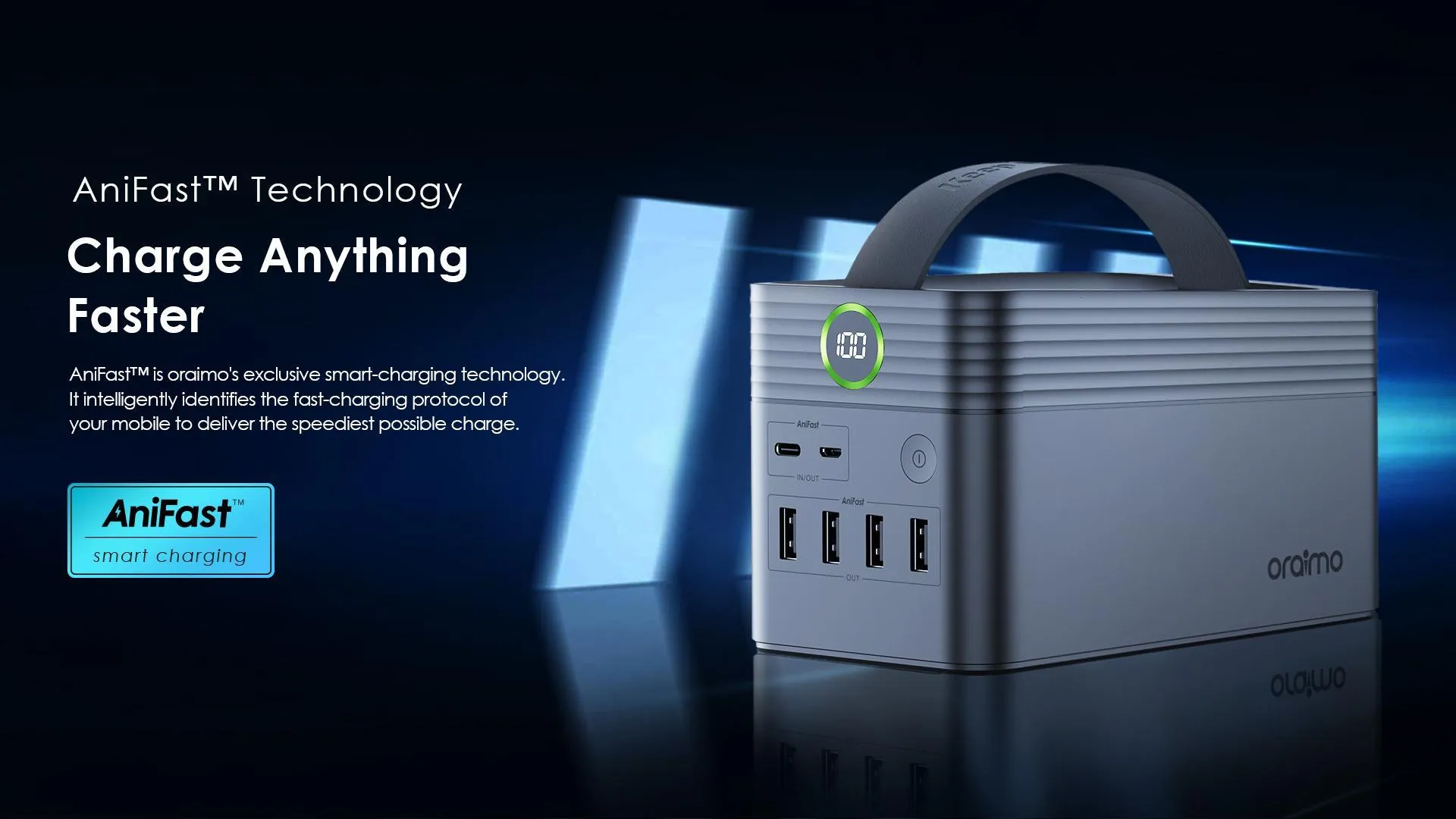 oraimo PowerBox 600 60000mAh 22.5W Power Bank OPB-P600Q-U97S oraimo PowerBox 600 60000mAh 22.5W Power Bank OPB 600Q 4