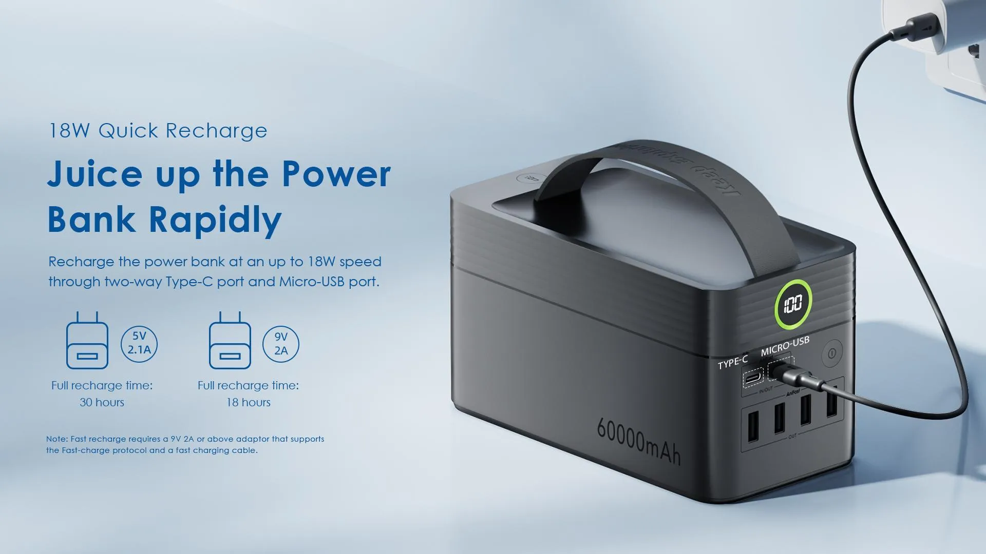 oraimo PowerBox 600 60000mAh 22.5W Power Bank OPB-P600Q-U97S oraimo PowerBox 600 60000mAh 22.5W Power Bank OPB 600Q 7