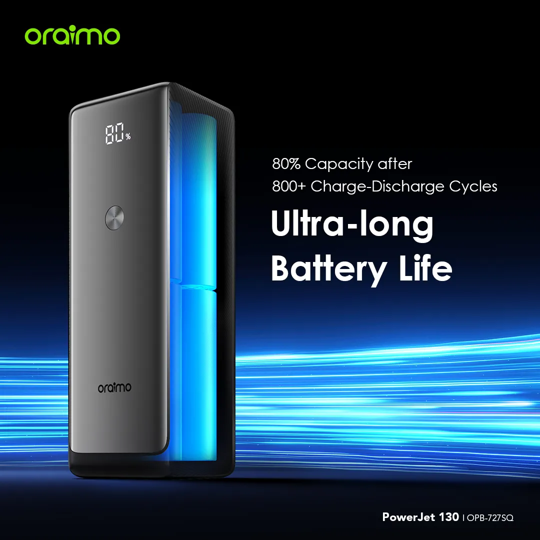 oraimo PowerJet 130 27600mAh 130W Power Bank opb 727SQ 4