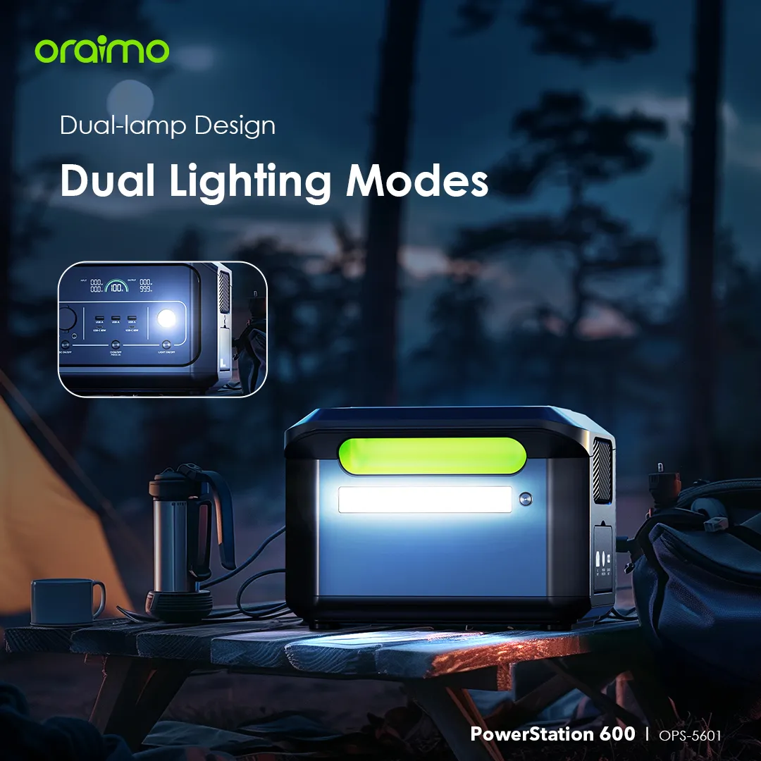 oraimo Powerstation 600 600W Portable Power Station OPS-5601 oraimo Powerstation 600 600W Portable Power Station ops 5601U 3