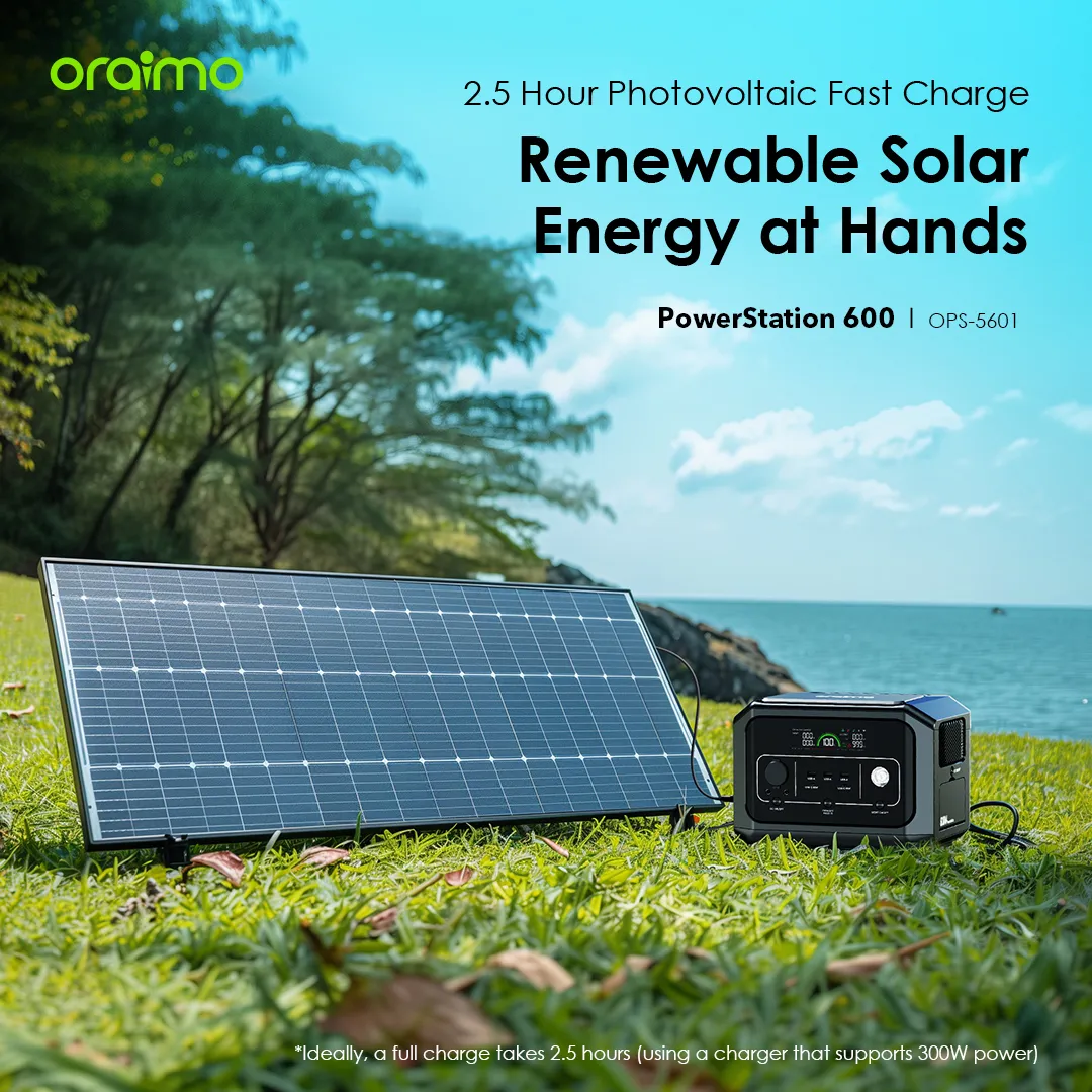 oraimo Powerstation 600 600W Portable Power Station OPS-5601 oraimo Powerstation 600 600W Portable Power Station ops 5601U 4