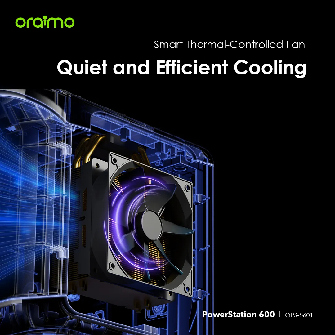 oraimo Powerstation 600 600W Portable Power Station OPS-5601 oraimo Powerstation 600 600W Portable Power Station ops 5601U 7