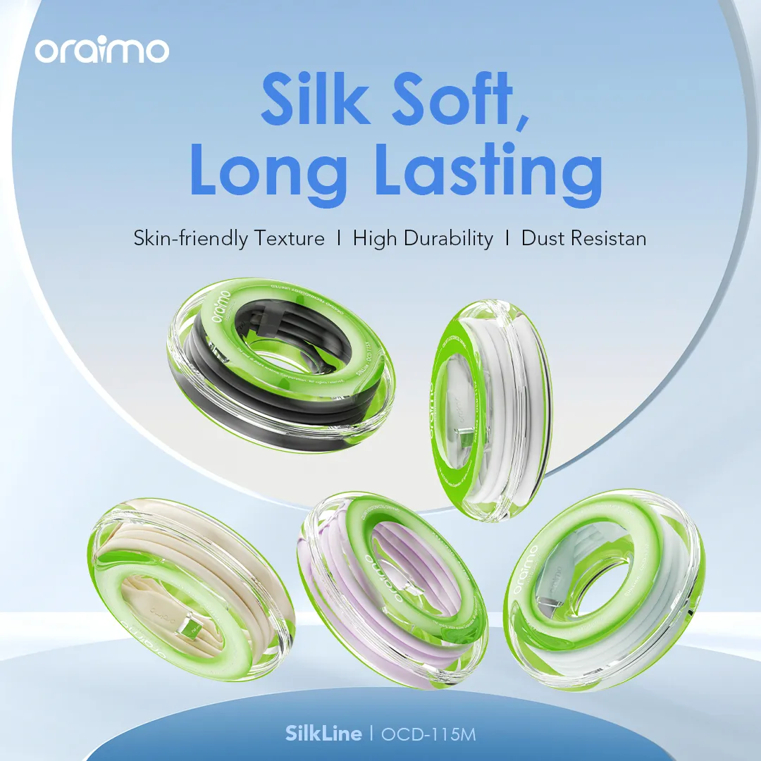 oraimo SilkLine 1M 2A Micro-USB Data Cable OCD-115M oraimo SilkLine 1M 2A Micro USB Data Cable