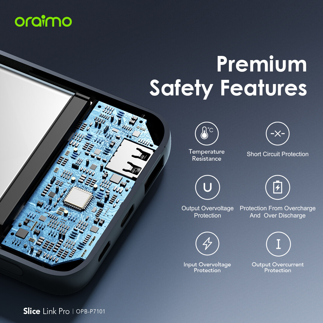 oraimo Slice Link Pro 10000mAh 22.5W Power Bank OPB-P7101 oraimo Slice Link Pro 10000mAh 22.5W Power Bank opb p7101 2