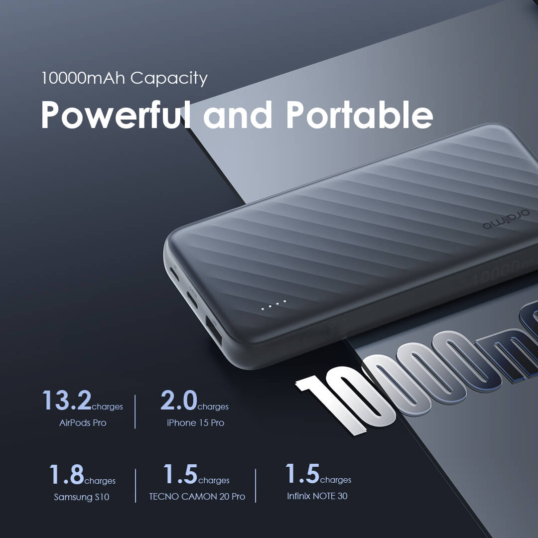 oraimo Slice Link Pro 10000mAh 22.5W Power Bank OPB-P7101 oraimo Slice Link Pro 10000mAh 22.5W Power Bank opb p7101 5