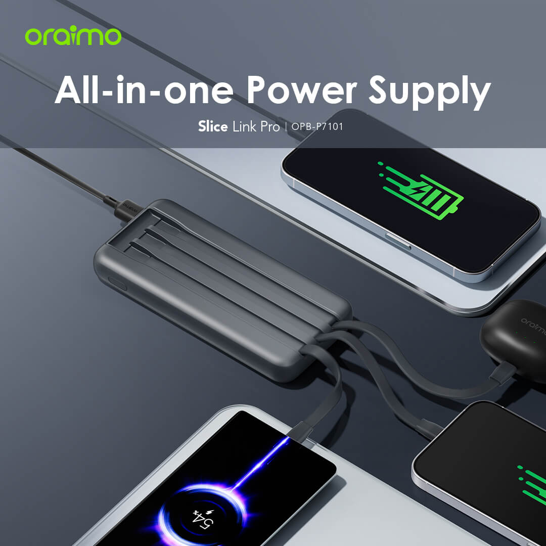 oraimo Slice Link Pro 10000mAh 22.5W Power Bank OPB-P7101 oraimo Slice Link Pro 10000mAh 22.5W Power Bank opb p7101 7