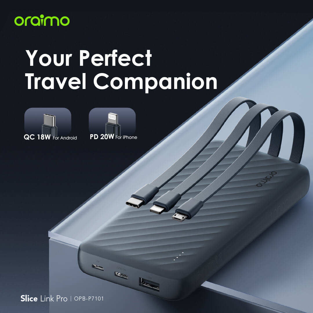 oraimo Slice Link Pro 10000mAh 22.5W Power Bank OPB-P7101 oraimo Slice Link Pro 10000mAh 22.5W Power Bank opb p7101 9