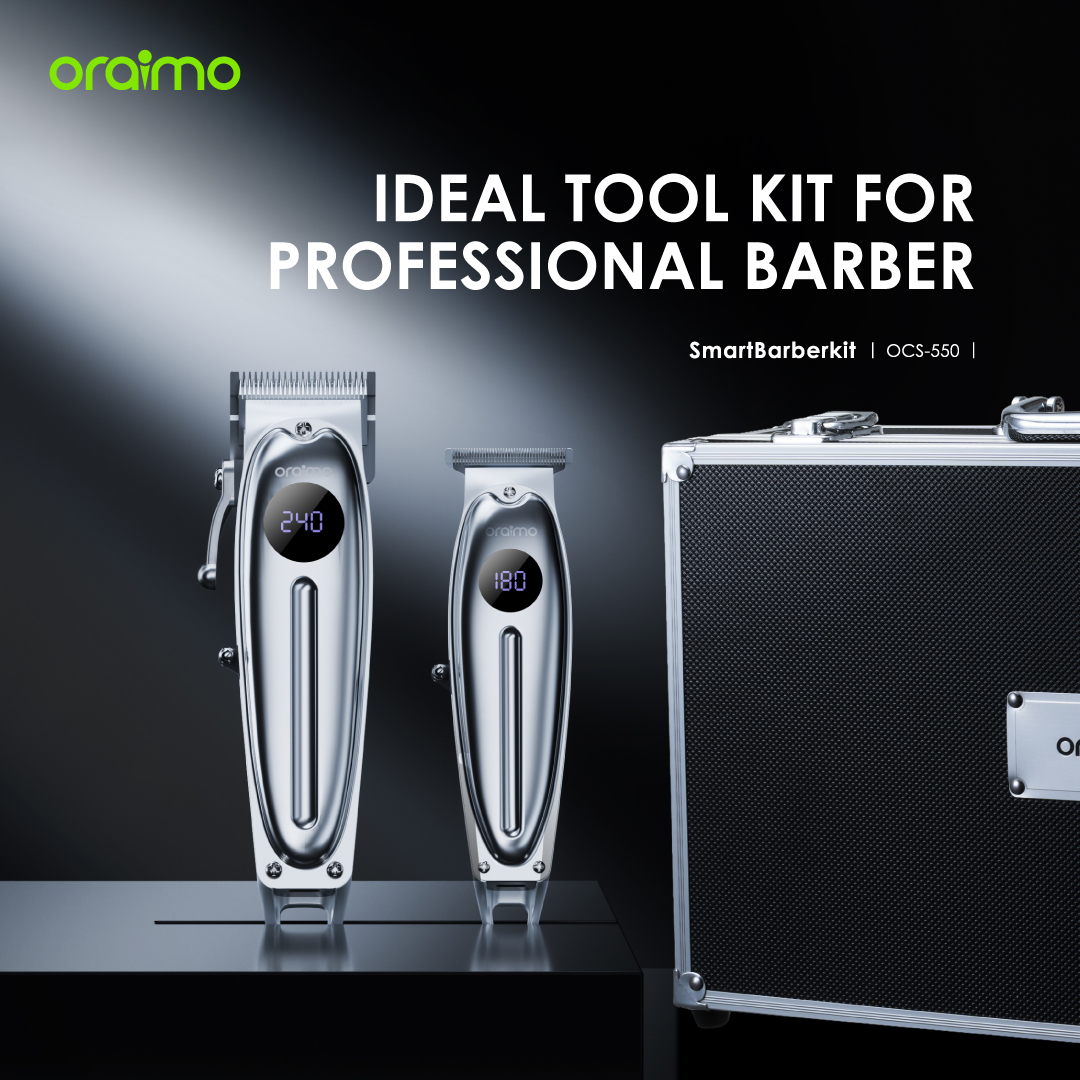 oraimo Smart Barberkit Super Powerful Motor Barber Kit OCS-550 oraimo Smart Barberkit Super Powerful Motor Barber Kit ocs 550 1
