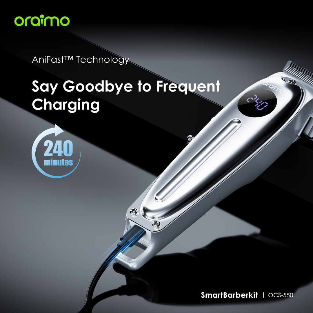 oraimo Smart Barberkit Super Powerful Motor Barber Kit OCS-550 oraimo Smart Barberkit Super Powerful Motor Barber Kit ocs 550 3