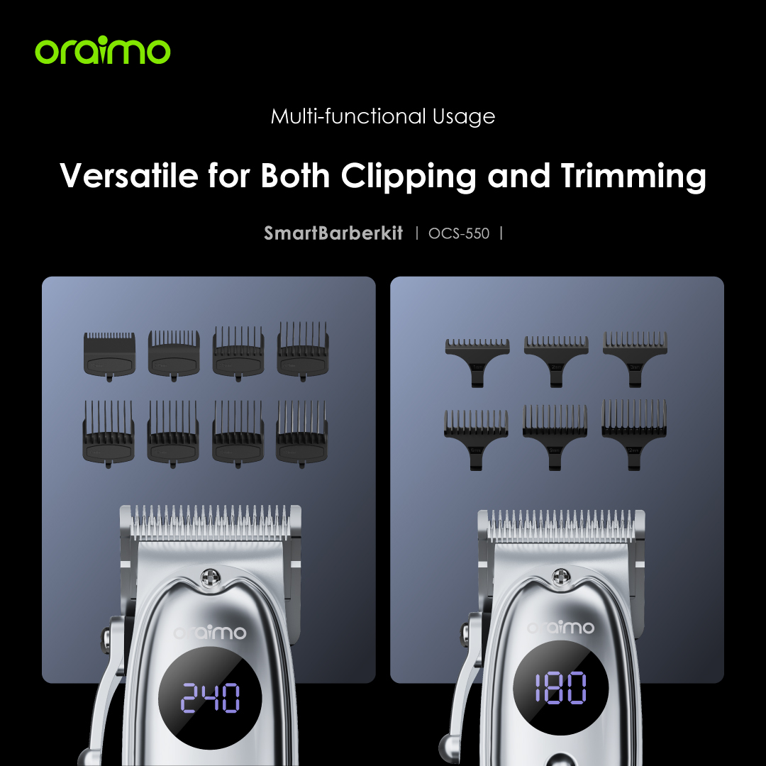 oraimo Smart Barberkit Super Powerful Motor Barber Kit OCS-550 oraimo Smart Barberkit Super Powerful Motor Barber Kit ocs 550 4