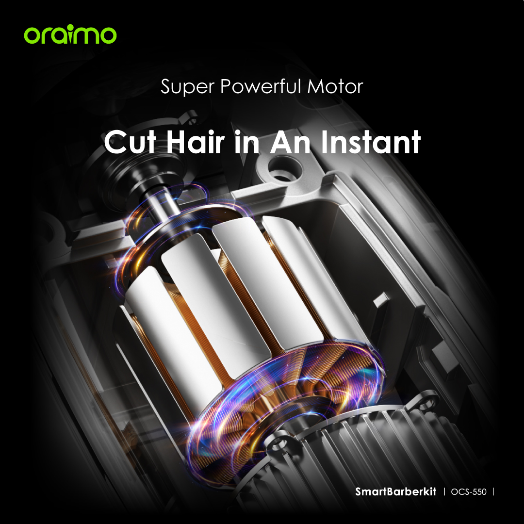 oraimo Smart Barberkit Super Powerful Motor Barber Kit OCS-550 oraimo Smart Barberkit Super Powerful Motor Barber Kit ocs 550 6