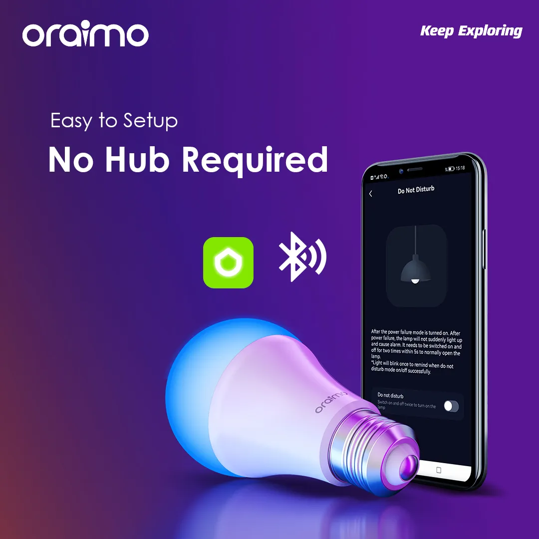 oraimo Smart Bulb 9W Light Bulbs OH-BB01N oraimo Smart Bulb 9W Light Bulbs 2