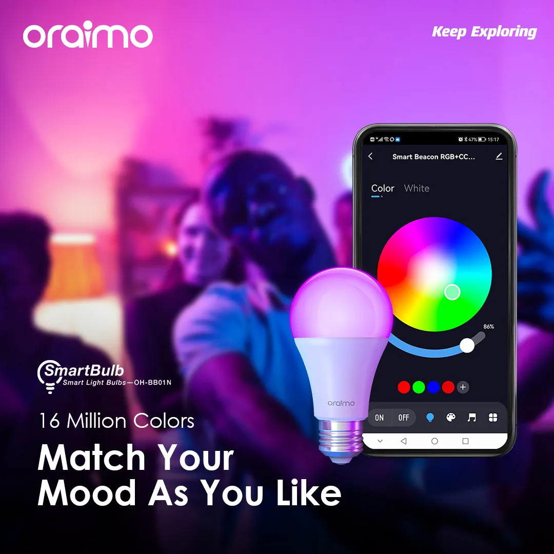 oraimo Smart Bulb 9W Light Bulbs OH-BB01N oraimo Smart Bulb 9W Light Bulbs 4