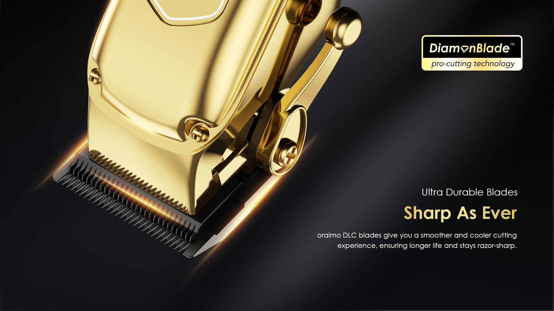 oraimo Smart Clipper 2 Gold Professional Hair Clipper opc cl30g 4