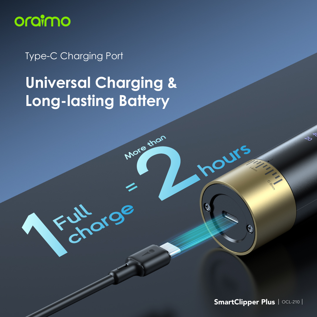 oraimo Smart Clipper Plus Cordless Hair Clipper OCL-210 oraimo Smart Clipper Plus Cordless Hair Clipper ocl 210 5