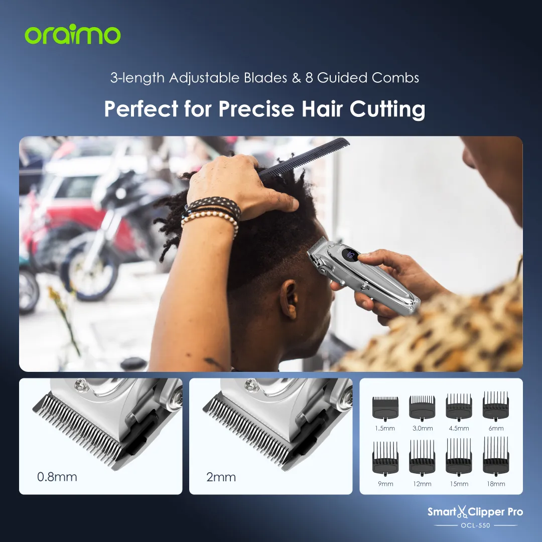 oraimo Smart Clipper Pro Professional Hair Clipper OCL-550 oraimo Smart Clipper Pro Professional Hair Clipper ocl 550t 1
