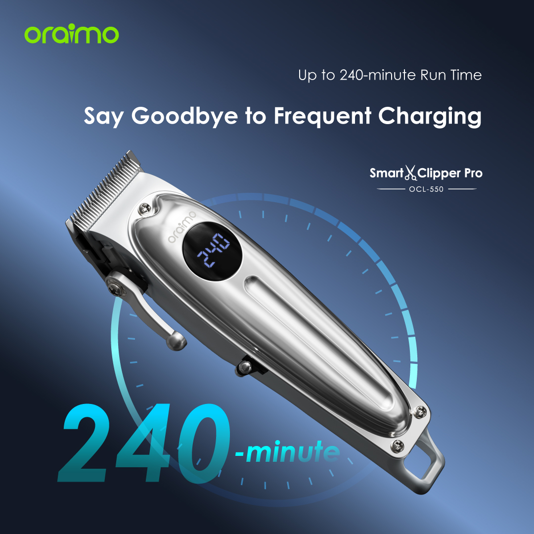 oraimo Smart Clipper Pro Professional Hair Clipper OCL-550 oraimo Smart Clipper Pro Professional Hair Clipper ocl 550t 4
