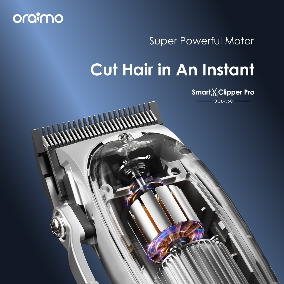 oraimo Smart Clipper Pro Professional Hair Clipper OCL-550 oraimo Smart Clipper Pro Professional Hair Clipper ocl 550t 6