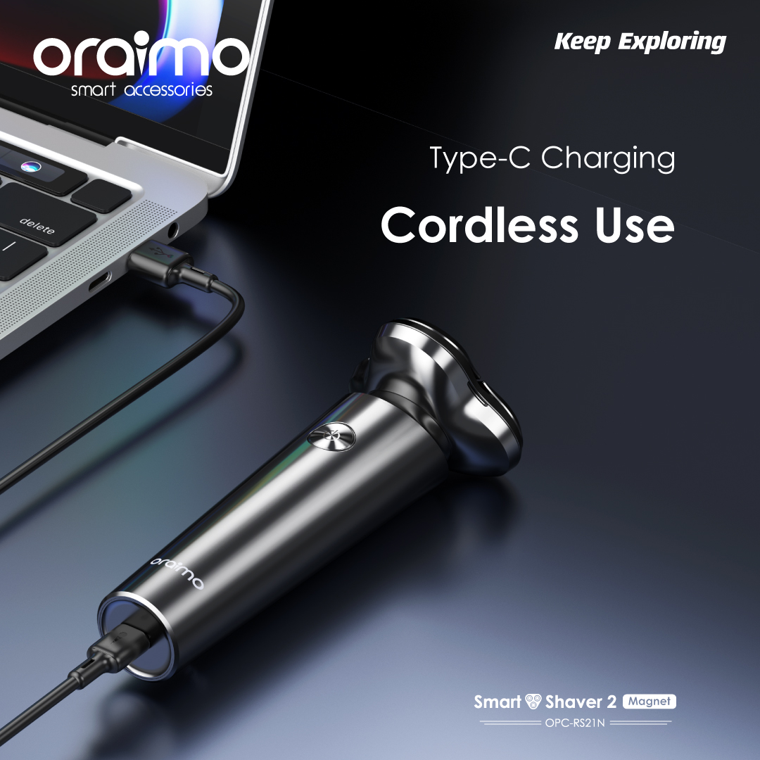 oraimo Smart Shaver 2 Magnet 3D Dual Ultra-thin Shaver OPC-RS21N oraimo Smart Shaver 2 Magnet 3D Dual Ultra thin Shaver opc rs21n 4