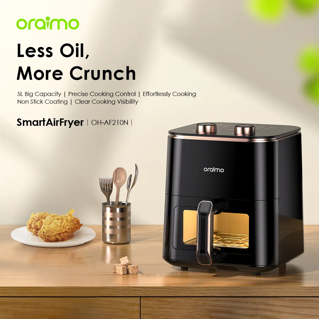 oraimo SmartAirFryer 1500W Cooking Visible Smart Air Fryer OH-AF210N oraimo SmartAirFryer 1500W Cooking Visible Smart Air Fryer af0n 1