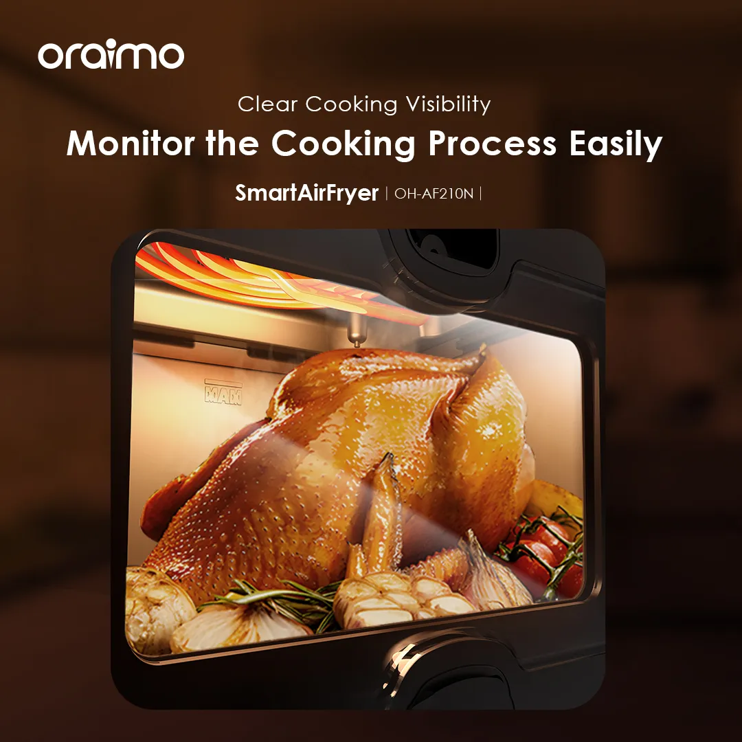 oraimo SmartAirFryer 1500W Cooking Visible Smart Air Fryer OH-AF210N oraimo SmartAirFryer 1500W Cooking Visible Smart Air Fryer af0n 2