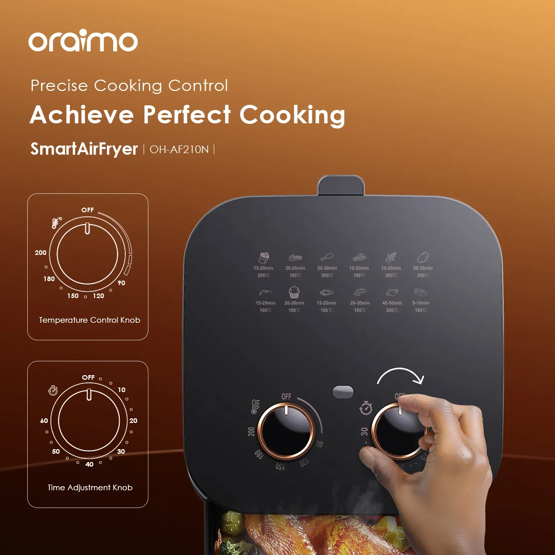 oraimo SmartAirFryer 1500W Cooking Visible Smart Air Fryer OH-AF210N oraimo SmartAirFryer 1500W Cooking Visible Smart Air Fryer af0n 4