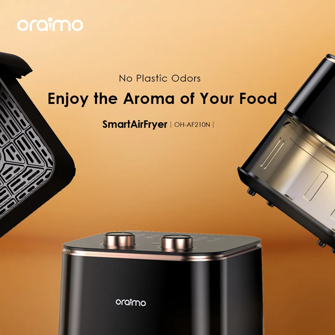 oraimo SmartAirFryer 1500W Cooking Visible Smart Air Fryer OH-AF210N oraimo SmartAirFryer 1500W Cooking Visible Smart Air Fryer af0n 7