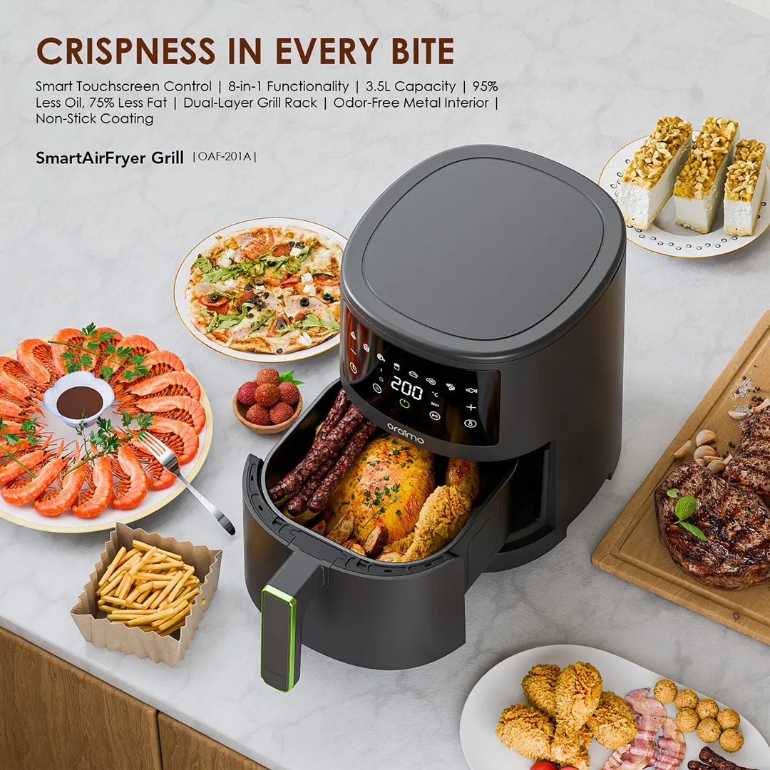 oraimo SmartAirFryer 2 3.5L 1500W Touch Control Air Fryer OAF-201A oraimo SmartAirFryer 2 3.5L 1500W Touch Control Air Fryer oaf 201a2 1