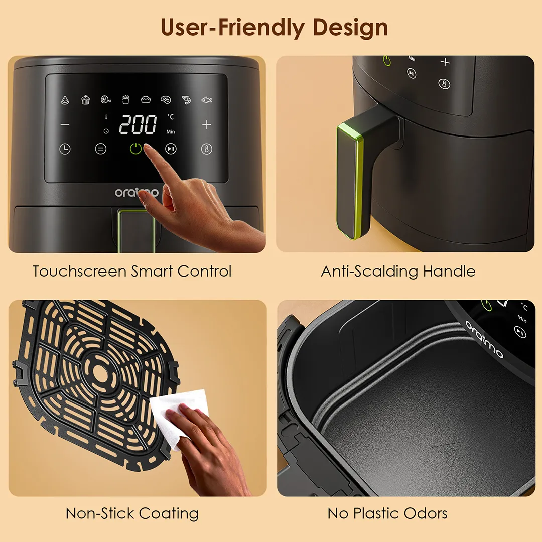 oraimo SmartAirFryer 2 3.5L 1500W Touch Control Air Fryer OAF-201A oraimo SmartAirFryer 2 3.5L 1500W Touch Control Air Fryer oaf 201a2 4