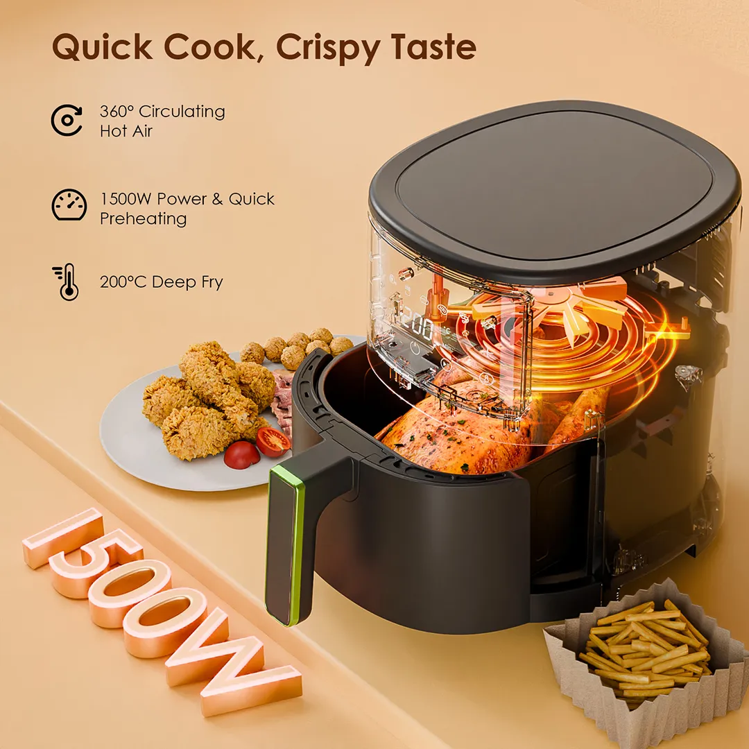 oraimo SmartAirFryer 2 3.5L 1500W Touch Control Air Fryer OAF-201A oraimo SmartAirFryer 2 3.5L 1500W Touch Control Air Fryer oaf 201a2 9