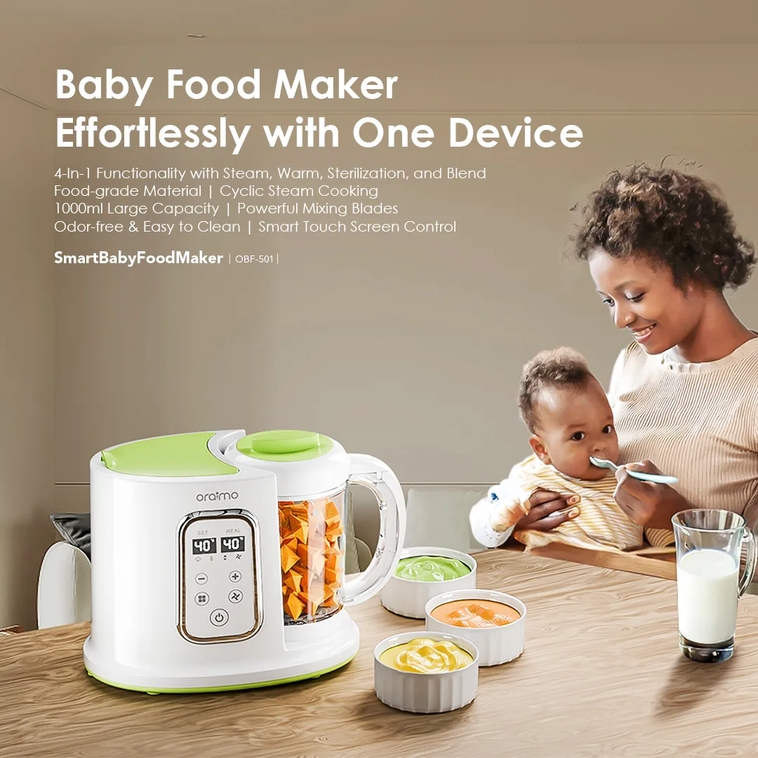 oraimo SmartBabyFoodMaker 1000ml Baby Food Maker OBF-501 oraimo SmartBabyFoodMaker 1000ml Baby Food Maker opf 501a 1