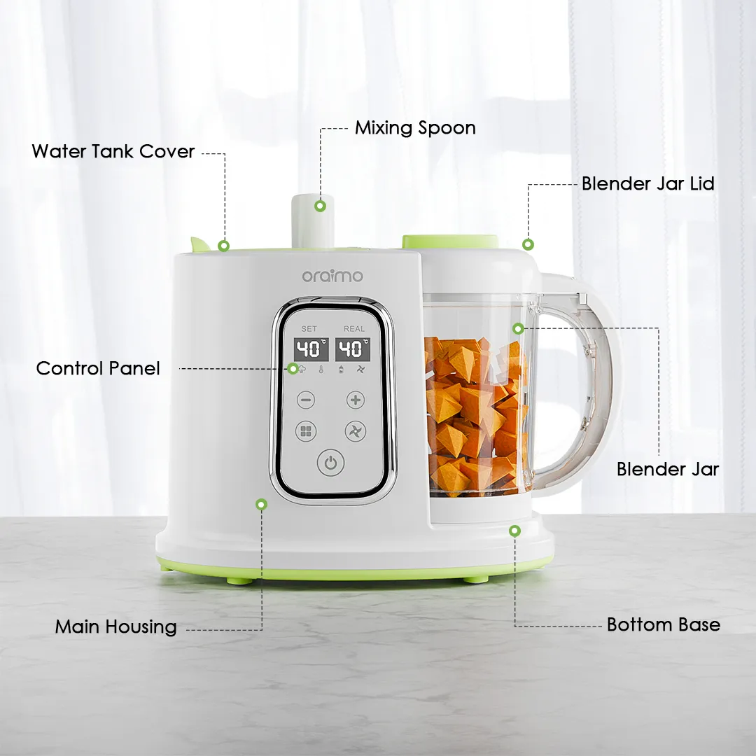 oraimo SmartBabyFoodMaker 1000ml Baby Food Maker OBF-501 oraimo SmartBabyFoodMaker 1000ml Baby Food Maker opf 501a 13