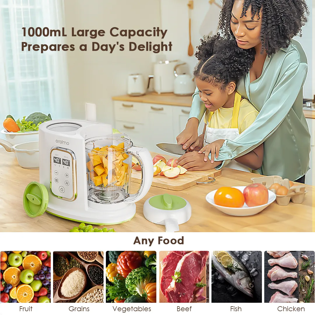 oraimo SmartBabyFoodMaker 1000ml Baby Food Maker OBF-501 oraimo SmartBabyFoodMaker 1000ml Baby Food Maker opf 501a 6