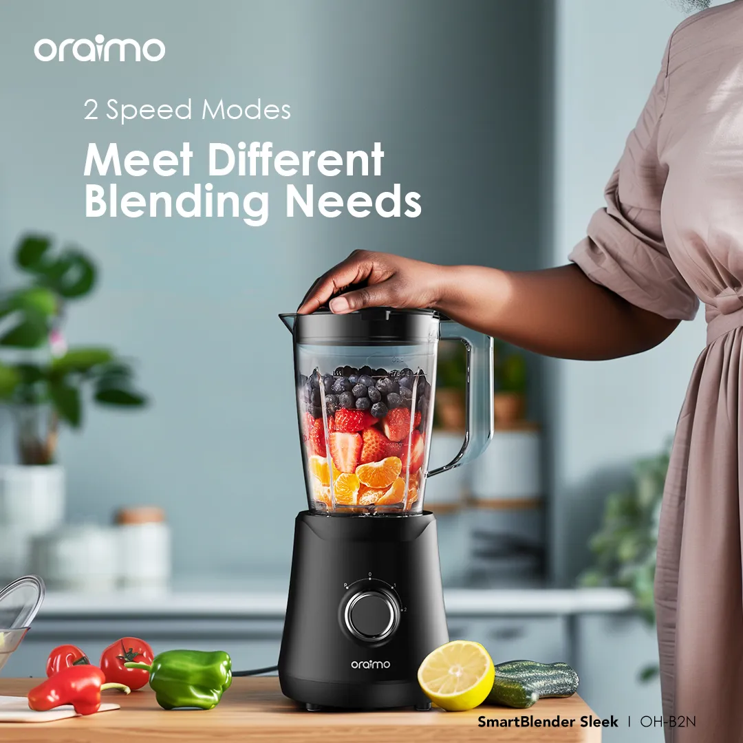 oraimo SmartBlender Sleek 1.5L 2 Speeds Blender OH-B2N oraimo SmartBlender Sleek 1.5L 2 Speeds Blender oh b2 680 1 7