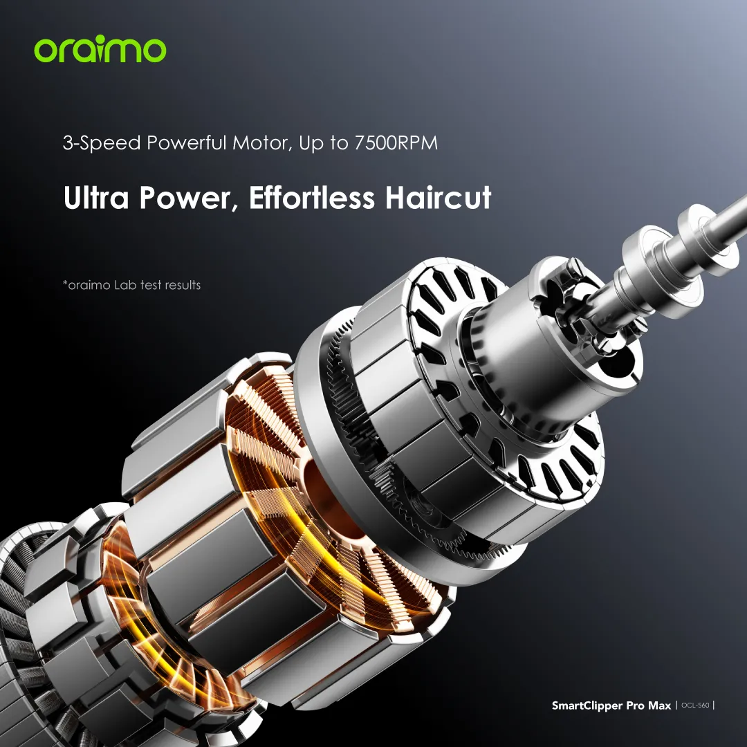 oraimo SmartClipper Pro Max Professional Hair Clipper OCL-560 oraimo SmartClipper Pro Max Professional Hair Clipper ocl 560 7