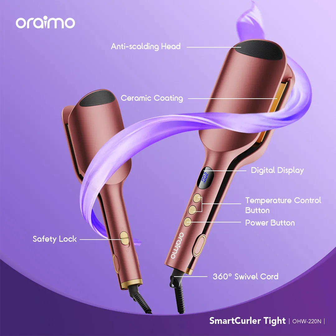 oraimo SmartCurler Wave 32mm Hair Curler OHW-220N oraimo SmartCurler Wave 32mm Hair Curler ohw 220n 2