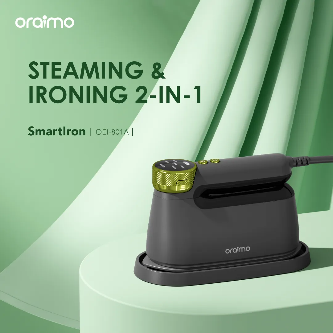 oraimo SmartIron 1740W Portable Electric Iron OEI-801A oraimo SmartIron 1740W Portable Electric Iron oei 801a 1