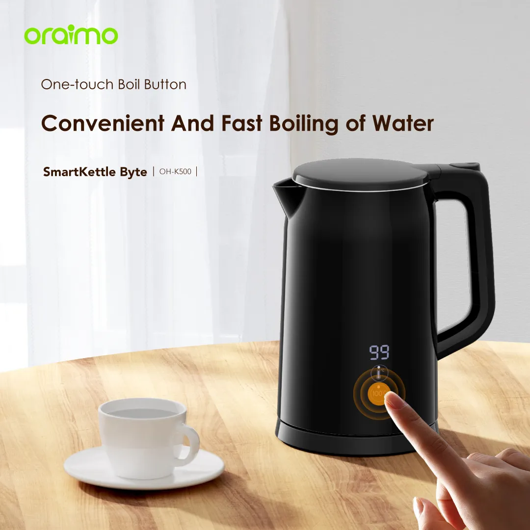 oraimo SmartKettle Byte 2000W 304 Stainless Steel Electric Kettle OH-K500 oraimo SmartKettle Byte 2000W 304 Stainless Steel Electric Kettle oh k500 5