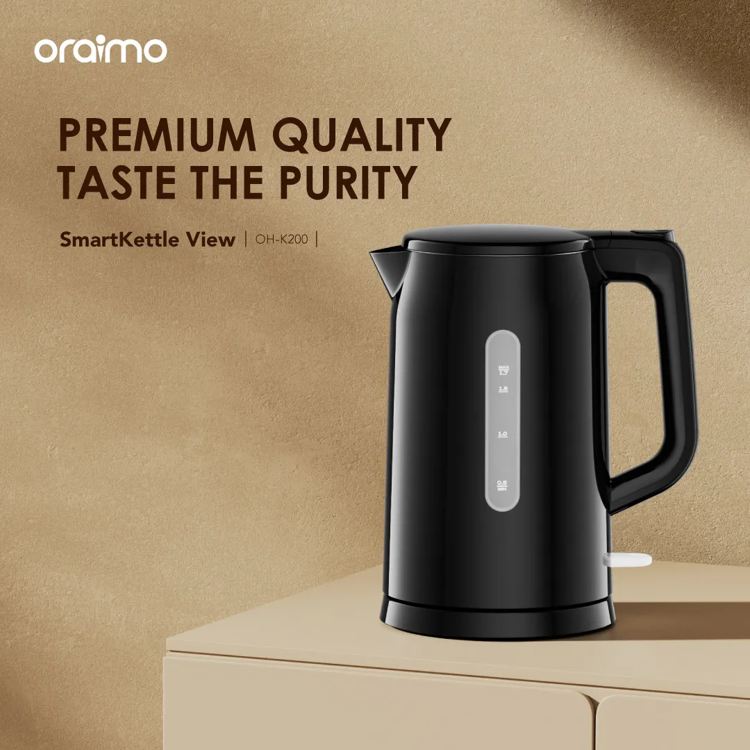 oraimo SmartKettle View 1.7L 304 Stainless Steel Electric Kettle OH-K200 oraimo SmartKettle View 1.7L 304 Stainless Steel Electric Kettle oh k200 1