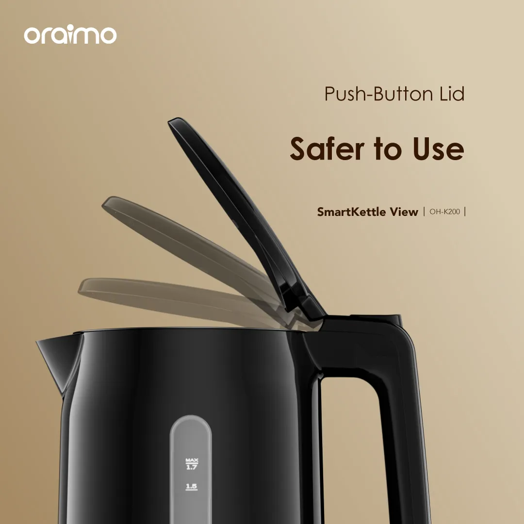 oraimo SmartKettle View 1.7L 304 Stainless Steel Electric Kettle OH-K200 oraimo SmartKettle View 1.7L 304 Stainless Steel Electric Kettle oh k200 4