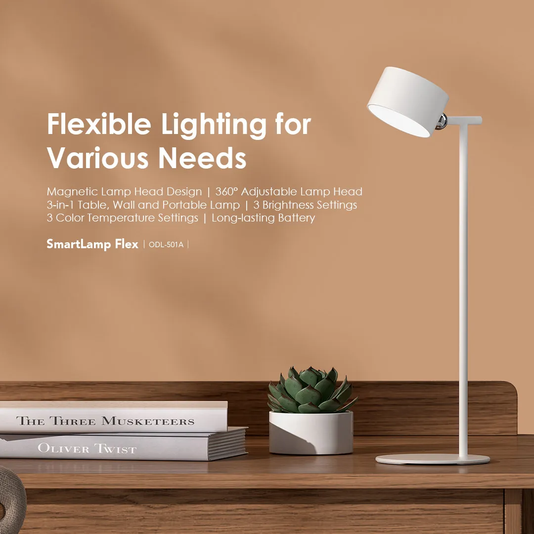 oraimo SmartLamp Flex 4.5W Table Lamp ODL-501A oraimo SmartLamp Flex 4.5W Table Lamp 1