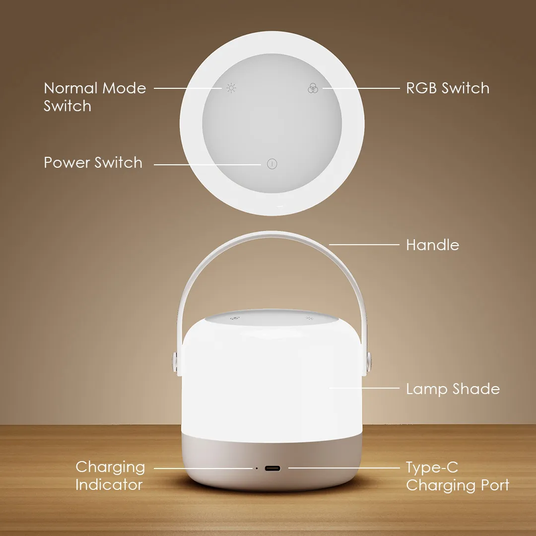 oraimo SmartLamp Go 4.5W RGB Night Light ONL-501A oraimo SmartLamp Go 4.5W RGB Night Light onl 501a 9
