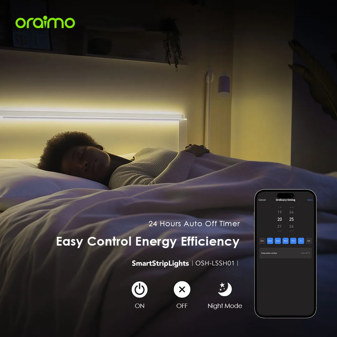 oraimo SmartStripLights 2M Colorful Smart Strip Lights OSH-LSSH01 oraimo SmartStripLights 2M Colorful Smart Strip Lights 6