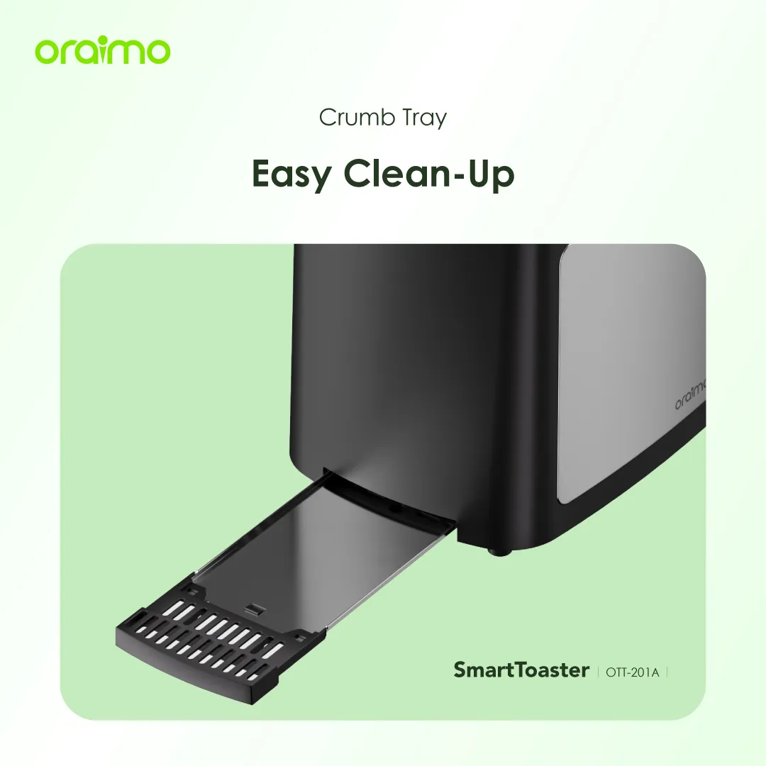oraimo SmartToaster 950W 9-Shade 3-in-1 Toaster OTT-201A oraimo SmartToaster 950W 9 Shade 3 in 1 Toaster ott 201a 3