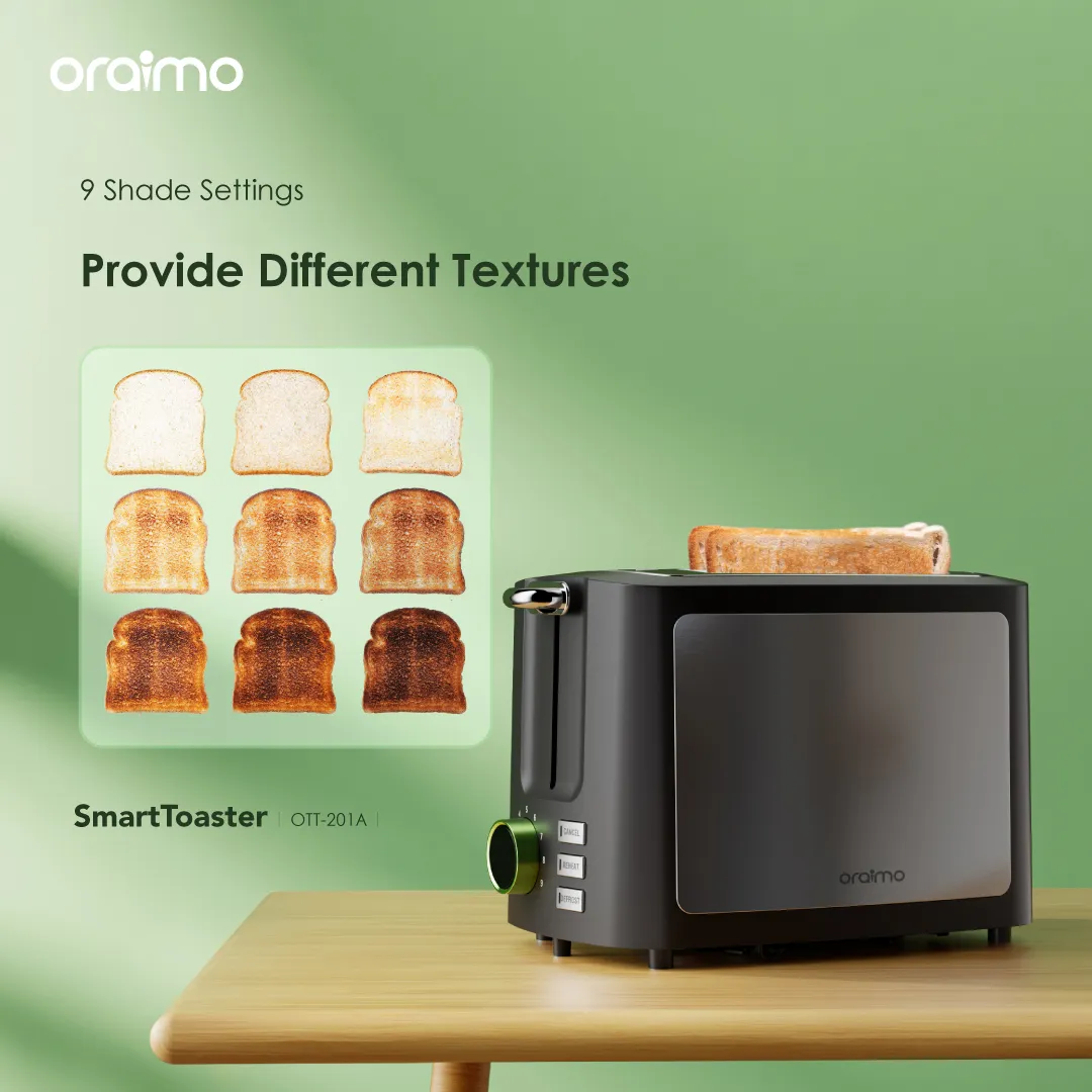 oraimo SmartToaster 950W 9-Shade 3-in-1 Toaster OTT-201A oraimo SmartToaster 950W 9 Shade 3 in 1 Toaster ott 201a 7