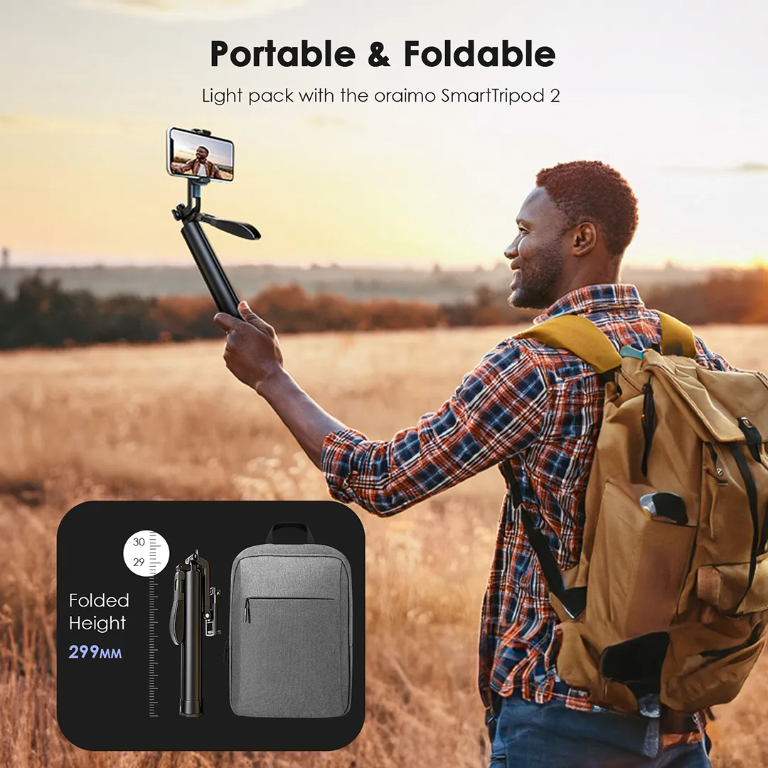 oraimo SmartTripod 2 360° Tripod Gimbal Stabilizer OLS-201A oraimo SmartTripod 2 360° Tripod Gimbal Stabilizer ols 201A 3