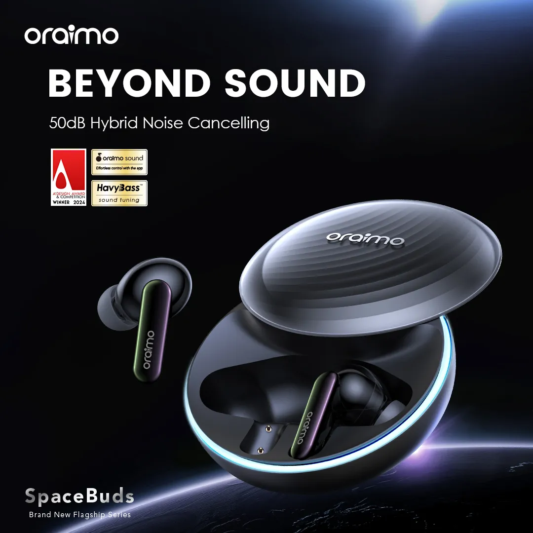 oraimo SpaceBuds Hybrid ANC True Wireless Earbuds Customized Voice Prompt otw 630 1