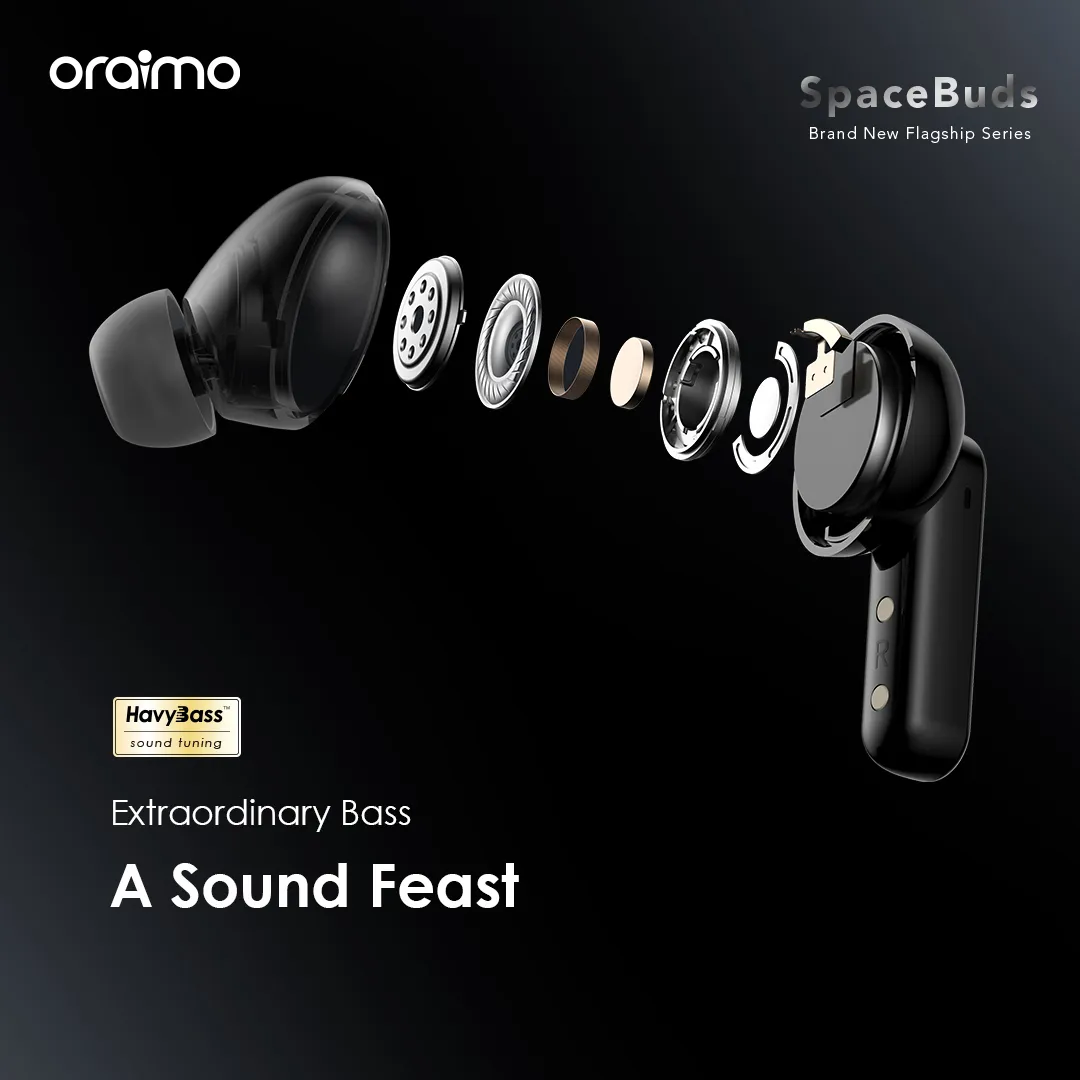 oraimo SpaceBuds Hybrid ANC True Wireless Earbuds Customized Voice Prompt otw 630 13